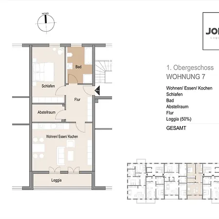 Logierhaus Jonna Whg 07 Apartamento *